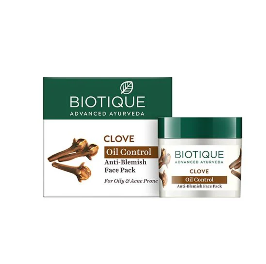 Biotique - Face Pack - Clove - For oily & Acne Prone Skin