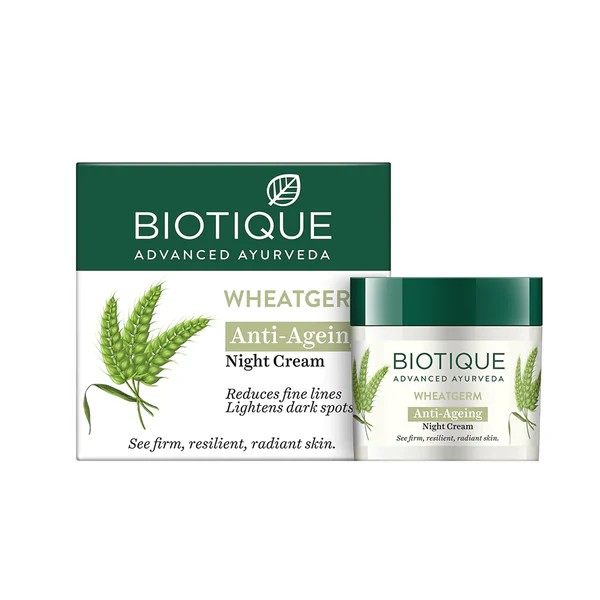 Biotique - Face Cream - Wheatgerm anti-ageing night cream 50g
