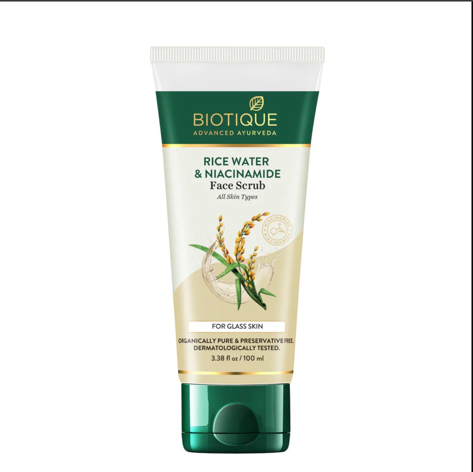 Biotique - Face Scrub - RICE WATER & NIACINAMIDE GEL