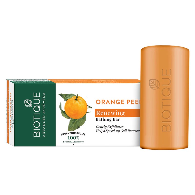 Biotique - Bathing Bar - Orange peel renewing bathing bar 150g