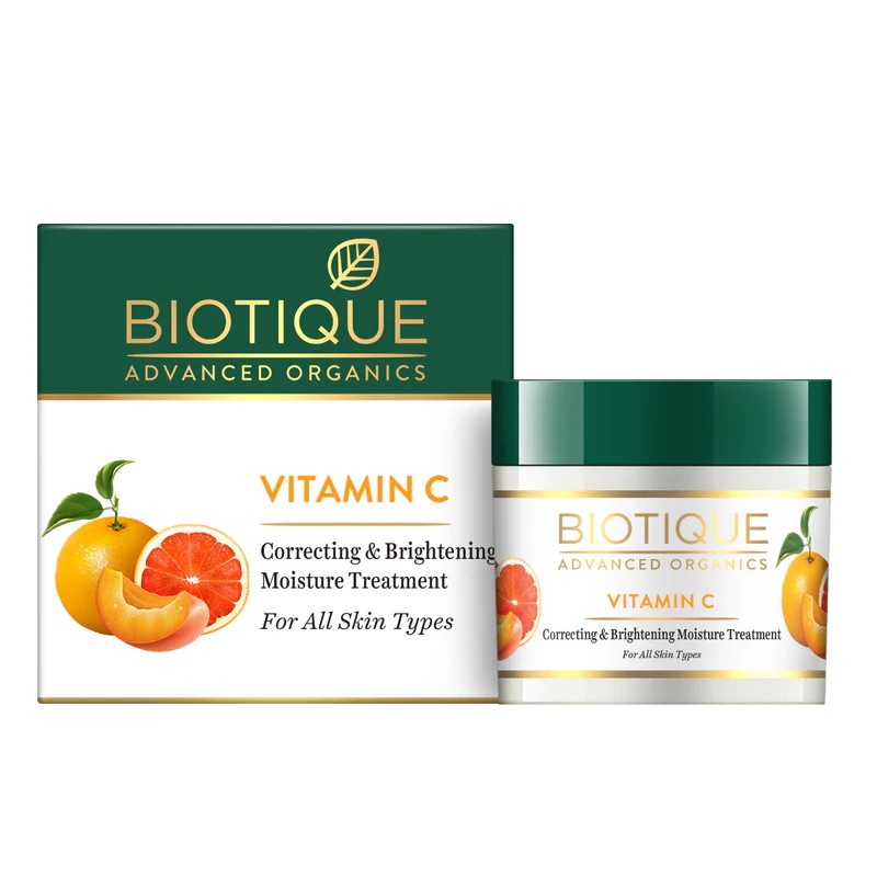 Biotique - Face Cream - Vitamin c correcting and brightening moisture treatment 50g