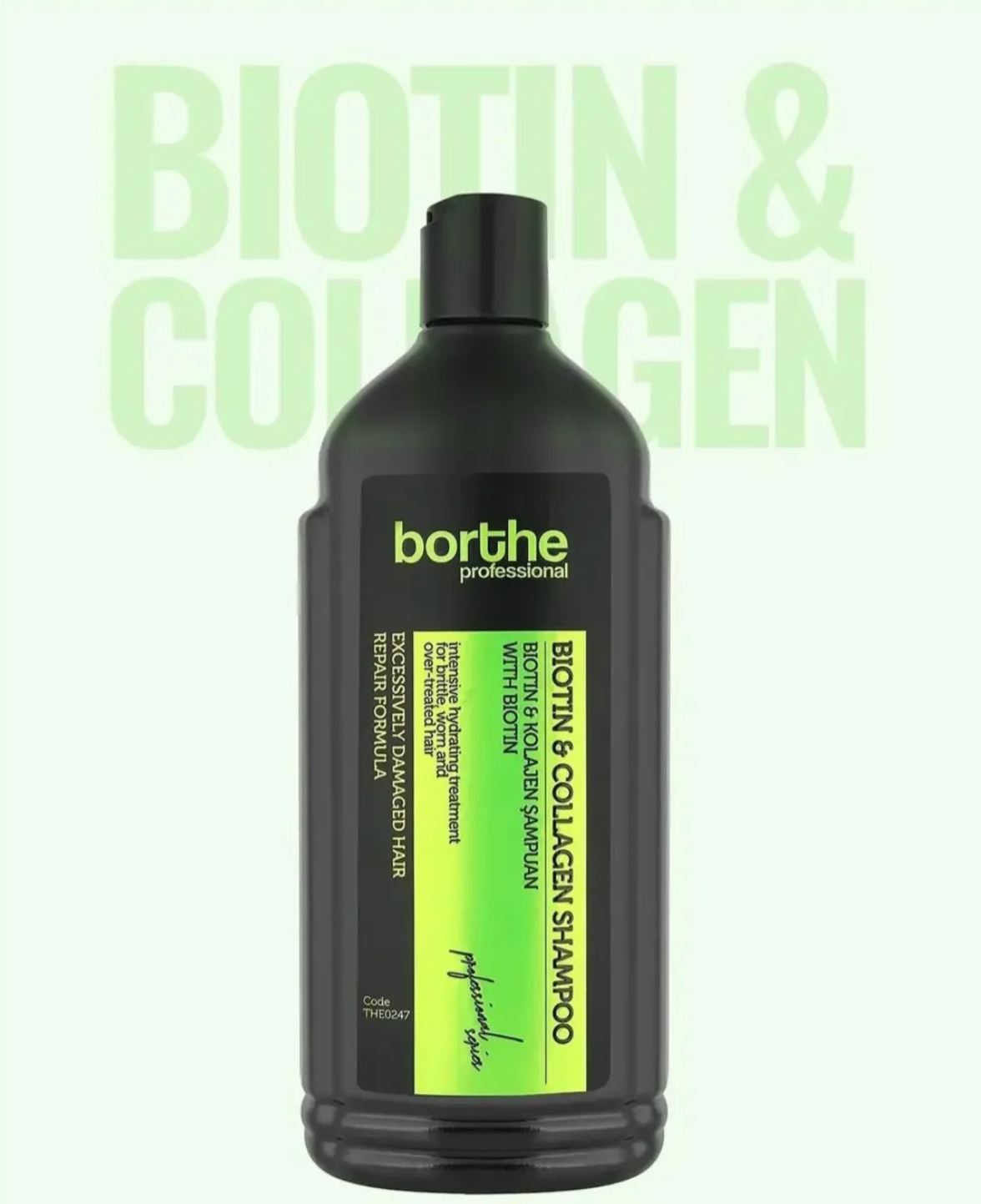 Borthe Professional Biotin & Collagen Shampoo 700mL